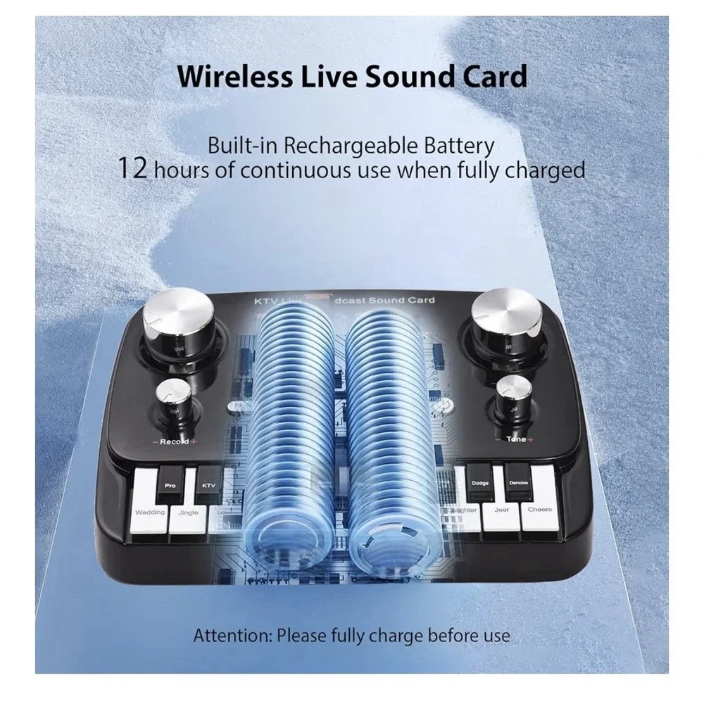 KTV Live‎ Broadcast Sound Card Audio Recording Desktop Singing Lossless